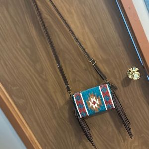 Idyllwind Multicolor Fringe Crossbody Bag